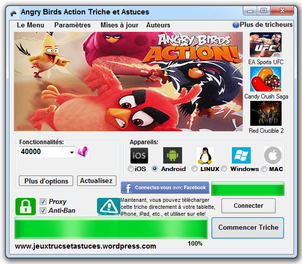 Angry Birds Action! Application