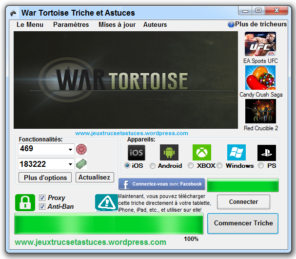 War Tortoise Application